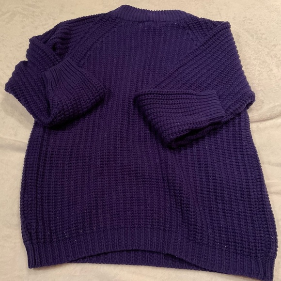 One Step Up Women’s Purple Sweater Size Small - Picture 3 of 14